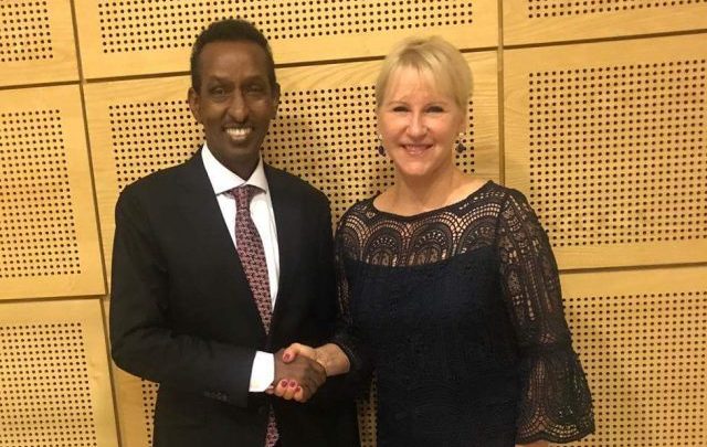 Somali Foreign Minister Meets With His Swedish Counterpart
