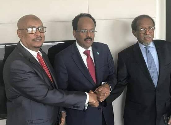 Somali President Meets With Somaliland Officials In Brussels