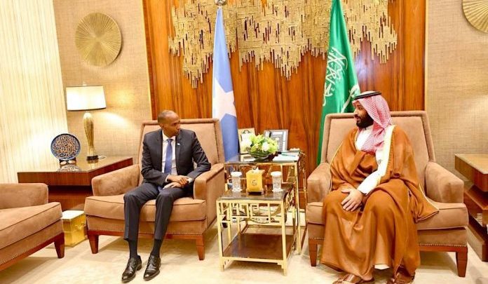 Somali PM Meets With Saudi Arabia Crown Prince In Riyadh